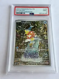 2023 POKEMON PAL EN-PALDEA EVOLVED ILLUSTRATION RARE #203 MAGIKARP PSA 9 - Image 1