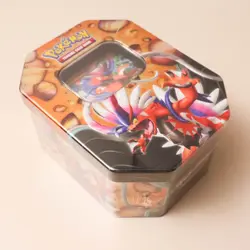 Pokemon TCG Slashing Legends Tin Sealed Trading Card Game Collectible NM - Image 4