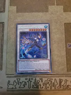 YUGIOH ENIGMASTER PACKBIT PHNI-EN042 SECRET 1ST ED NM - Image 1