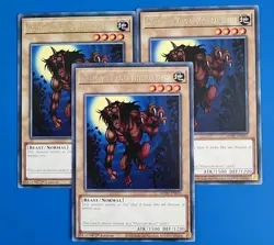 X3 Gazelle The King Of Mythical Beast - MZMI Set - Rare - 1st Ed - New - YuGiOh - Image 2