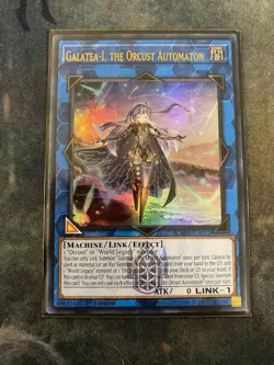 Yu-Gi-Oh! Galatea-I, the Orcust Automaton BLMM-EN052 Emblazoned Ultra Rare NM - Image 1