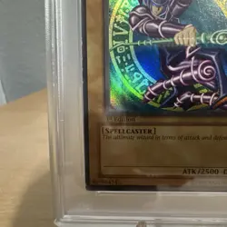 2002 Yu-Gi-Oh! Dark Magician SDY-006 1st Edition PSA 6 FOIL PRINT LINE MISPRINT - Image 5