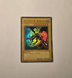 Red-Eyes Black Dragon SDJ-001 1st Edition Ultra Rare Yugioh HP - Image 1