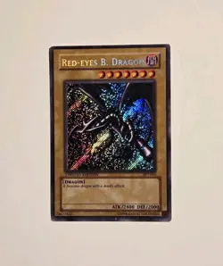 Yugioh Red-Eyes B. Dragon BPT-005 Secret Rare HP - Image 1