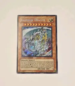Yugioh Rainbow Dragon CT04-EN005 Secret Rare MP - Image 1