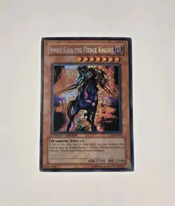 Yugioh Swift Gaia The Fierce Knight Secret Rare CT1-EN004 LP - Image 1