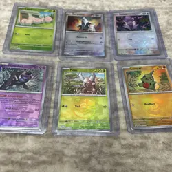 Pokemon TCG SV Prismatic Evolutions Mixed Lot of 6 Masterball Cards NM/M - Image 3