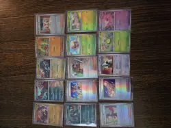 Pokemon TCG Prismatic Evolutions Pokeball Reverse Holo Lot Of 15 Cards Near Mint - Image 1