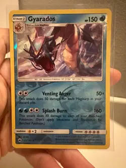 1x POKEMON GYARADOS 33/147 HOLO RARE BURNING SHADOWS NEAR MINT NM 0930#108-114 - Image 3