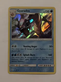 Gyarados 33/147 - SM - Burning Shadows Holo - Pokemon TCG NM - Image 1