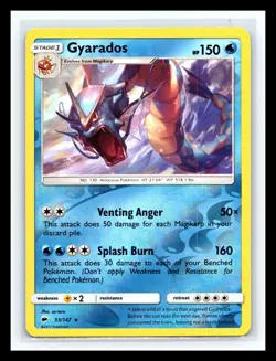 💥 Gyarados - Holo Rare - Burning Shadows 33/147 Pokemon 2017 - Image 1