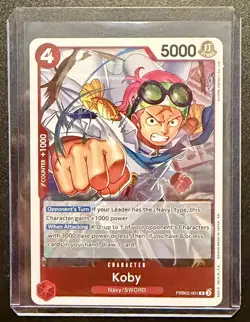 One Piece TCG The Best Vol. 2 PRB-02 - Koby R PRB02-001 - English NM - Image 1