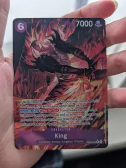 One Piece The Azure Sea’s Seven OP14 King EB04-031 R Alt Art English - Image 1