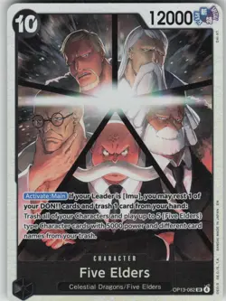One Piece TCG Five Elders SR Carrying On His Will OP13-082 - Image 1