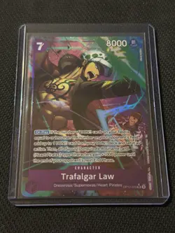 Trafalgar Law OP12-073 Alt Art Super Rare Legacy of the Master English NM Foil - Image 1