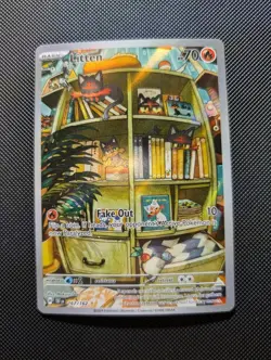 Litten 167/162 Illustration Rare Pokemon TCG Temporal Forces NM - Image 1