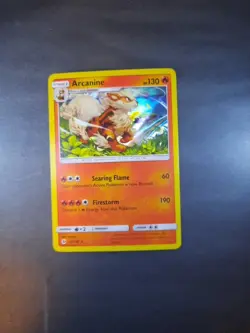 Arcanine 22/149 Holo Rare Sun & Moon Base Pokemon Card - Image 3