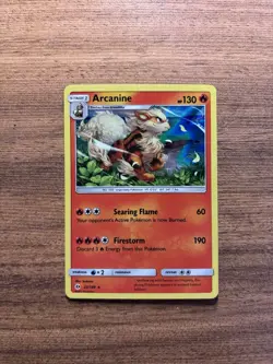 💎Pokemon Tcg Arcanine 22/149 - Holo Rare Sun and Moon Base Set LP - Image 1