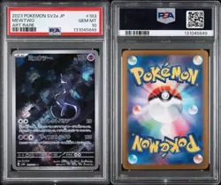 2023 Japanese SV2A- Pokemon 151#183 Mewtwo Art Rare PSA 10 - Image 3