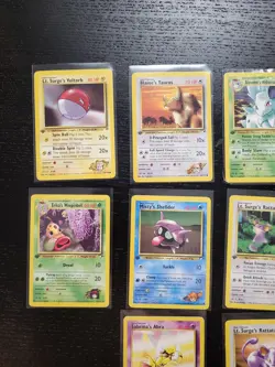 Pokemon Karten Sammlung - 13x 1. Edition WotC Gym Challenge Heroes - Excellent++ - Image 2