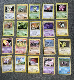 Pokemon Cards Gym Heroes x 20 Job Lot Bundle WOTC - Image 1