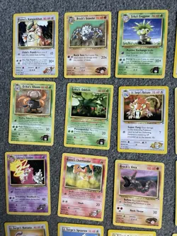 Pokemon Cards Gym Heroes x 20 Job Lot Bundle WOTC - Image 2