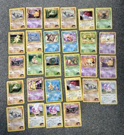 Pokemon Cards Gym Heroes / Challenge x 30 Job Lot Bundle WOTC - Image 1