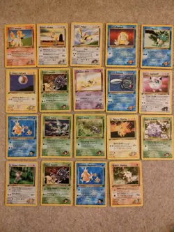 ✔ First 1st Edition Pokemon WOTC Bundle Trading Card Gym Heroes Challenge Rare - Image 1