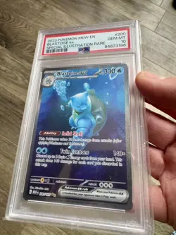 Blastoise ex - Special Illustration Rare - S&V 151 - 200/165 - PSA 10 Pokemon - Image 2