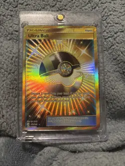 Ultra Ball - 161/149 - Sun & Moon Base Set Secret Rare Card NM - Pokemon TCG - Image 1