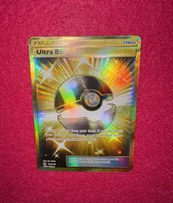Ultra Ball (Secret) 161/149 Sun & Moon Base Set Holo - Pokemon TCG NM - Image 4