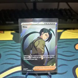 Pokemon TCG Rika 241/182 Trainer Card Ultra Rare Paradox Rift Full Art Holo - Image 1