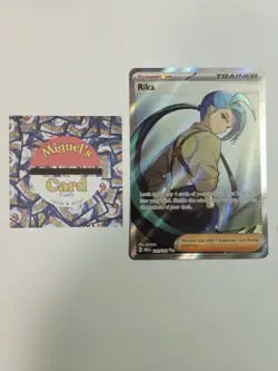 Pokemon TCG Rika 241/182 Paradox Rift Full Art Trainer Holo Rare Near Mint - Image 3