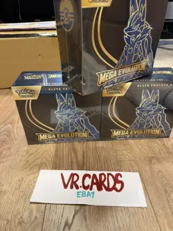 Pokemon TCG Mega Evolutions ETB x 3 - Lucario - Sealed - Read Description - Image 2