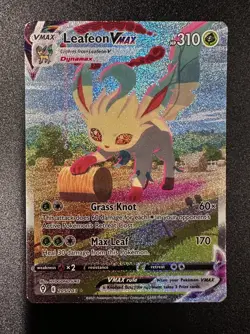 Leafeon VMAX 205/203 Alternate Art Secret Rare NM Pokemon TCG Evolving Skies - Image 1