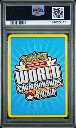 2008 POKEMON WORLD CHAMPIONSHIPS PROMO EMPOTECH #101 MEW-GOLD STAR PSA 9 - Image 2
