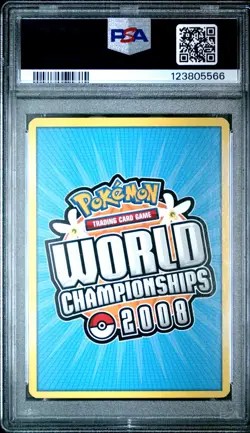 2008 POKEMON WORLD CHAMPIONSHIPS PROMO EMPOTECH #101 MEW-GOLD STAR PSA 9 - Image 2
