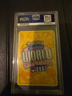 2007 POKEMON PROMO JOLTEON GOLD STAR WORLD CHAMP LEGENDS ASCENT #101 PSA 7 - Image 2