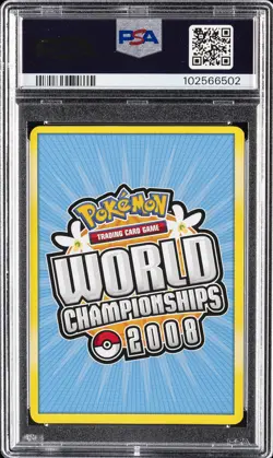 2008 POKEMON WORLD CHAMPIONSHIPS PROMO EMPOTECH #101 MEW-GOLD STAR PSA 9 - Image 2