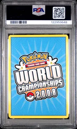 2008 POKEMON WORLD CHAMPIONSHIPS PROMO EMPOTECH #101 MEW-GOLD STAR PSA 9 - Image 2