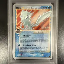 Pokemon Mew Gold Star 2008 World Championship Deck Promo #101 PSA 6 - Image 3