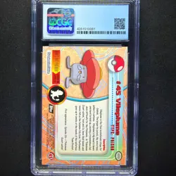 topps Pokemon TV Edition Series 1 Rainbow Holo Foil CGC 8.5 #45 Vileplume - Image 2