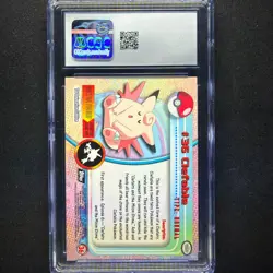 topps Pokemon TV Edition Series 1 Rainbow Holo Foil CGC 8.5 #36 Clefable - Image 2