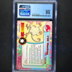 topps Pokemon TV Edition Series 1 Rainbow Holo Foil CGC 8.5 #56 Mankey - Image 2