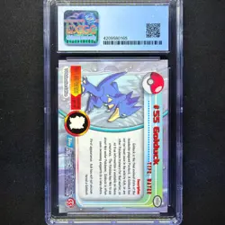 topps Pokemon TV Animation Edition Series 1 Rainbow Holo Foil CGC 8 #55 Golduck - Image 2