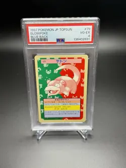 Pokemon Slowpoke Topsun Blue Back #79 1997 PSA 4 Low Pop - Image 1