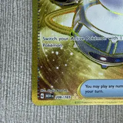 Switch 151 Gold Ultra Rare 206/165 Scarlet & Violet Pokemon TCG NM+ - Image 3