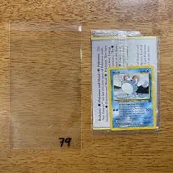 💧 Marill 29 - WoTC Wizards Black Star Promo Pack Opened Pokemon Neo Genesis 079 - Image 2