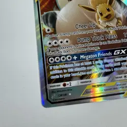 Pokemon Eevee & Snorlax GX 120/181 Sm-Team Up Card Tag Team Holo - Image 3