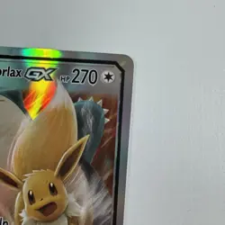 Pokemon Eevee & Snorlax GX 120/181 Sm-Team Up Card Tag Team Holo - Image 5